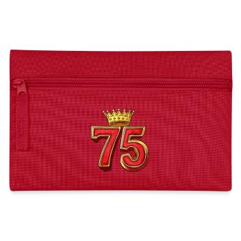 75 Number Krone - Pencil Case - red - Front