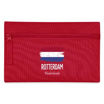 Rotterdam - Federtasche - Rot - Vorne