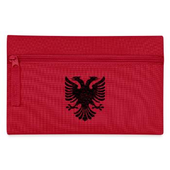 Albanian eagle double-headed eagle Shqiptar Albanian - Pencil Case - red - Front