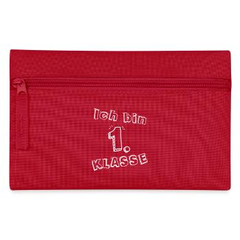 School enrollment I am a 1st grade school beginner - Pencil Case - red - Front