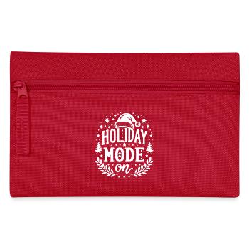 Holiday Mode On - Pencil Case - red - Front