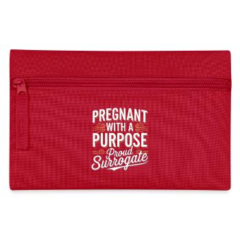 Creating a family with love - Pencil Case - red - Front