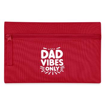 Nur Dad-Vibes - Federtasche - Rot - Vorne