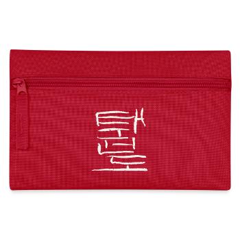 Taekwondo (Koreanisch) Schriftzeichen KAMPFSPORT - Federtasche - Rot - Vorne