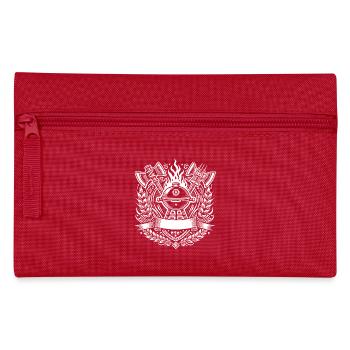 Grill BBQ Logo - Federtasche - Rot - Vorne