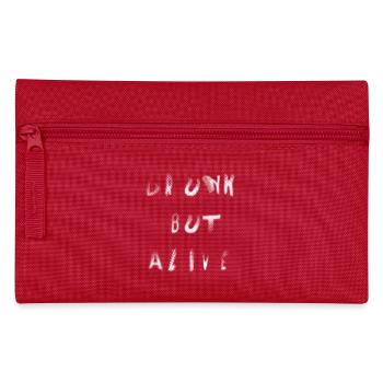 drunk but alive - Pencil Case - red - Front