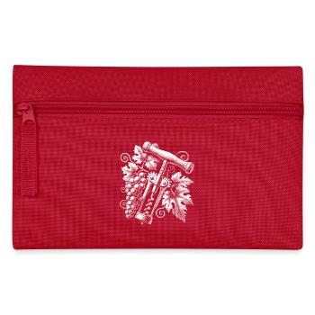 Weintraube - Federtasche - Rot - Vorne