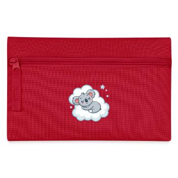 Traumhafter Koala auf Blue Cloud - Federtasche - Rot - Vorne