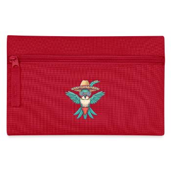 Colibri Oiseau Drôle Sombrero - Trousse - rouge - Devant