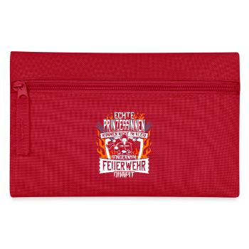 Feuerwehrfrauen Prinzessinnen Feuerwehr - Federtasche - Rot - Vorne