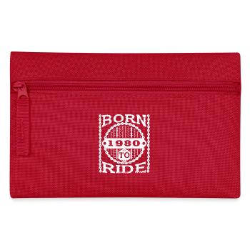 né motard tour cadeau d'anniversaire vélo 1980 - Trousse - rouge - Devant