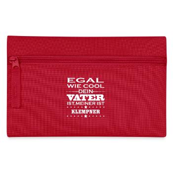 Egal cool vater KLEMPNER - Federtasche - Rot - Vorne