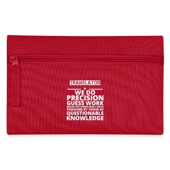 gift problem job precision TRANSLATOR - Trousse - rouge - Devant