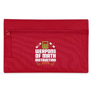 Math math teacher GEschenk - Pencil Case - red - Front