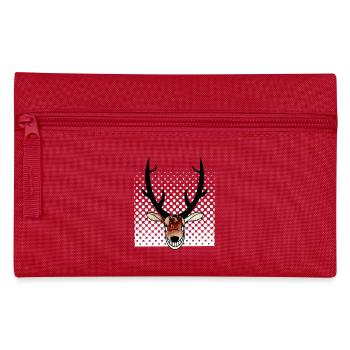 Hirsch - Federtasche - Rot - Vorne