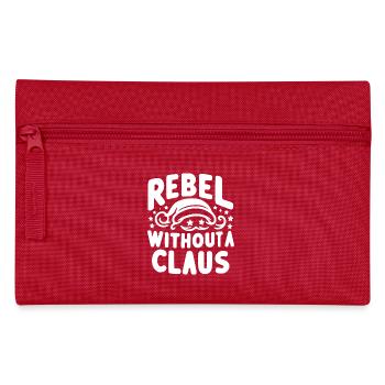 Rebel Without a Claus - Pencil Case - red - Front