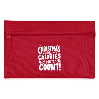 Les calories de Noël ne comptent pas - Trousse - rouge - Devant