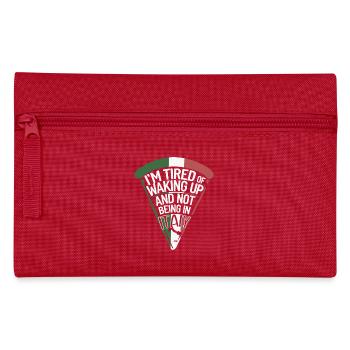 Italie Italia – pour les amoureux de l’Italie - Trousse - rouge - Devant