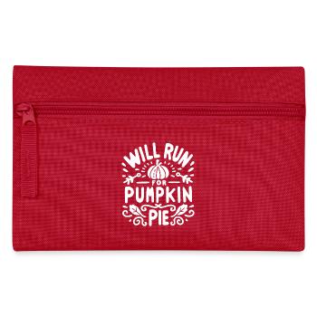 Will Run for Pumpkin Pie - Pencil Case - red - Front
