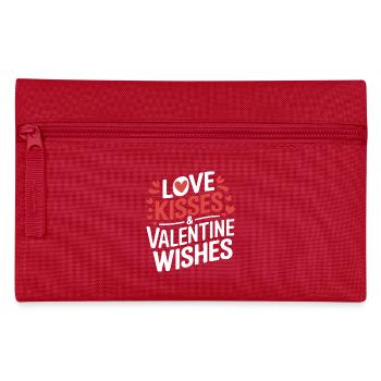 La Saint-Valentin en lettres - Trousse - rouge - Devant