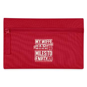 Ma femme est un 10 et ses kilomètres à parcourir aussi - Trousse - rouge - Devant