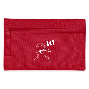 Duck said It - Pencil Case - red - Front
