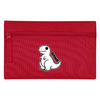Niedlicher Dinosaurier - T-Rex Rawr Design - Federtasche - Rot - Vorne