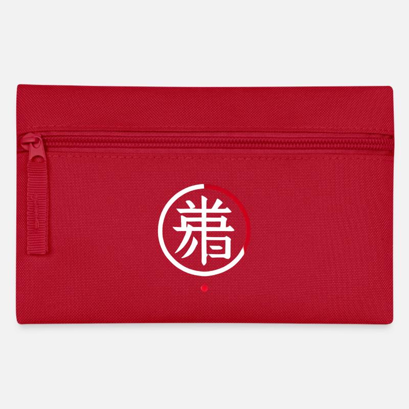 „Michi – Der Weg des Minimalismus“ - Federtasche - Rot