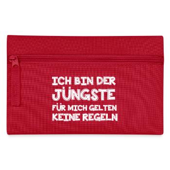Ich bin der Jüngste - Federtasche - Rot - Vorne