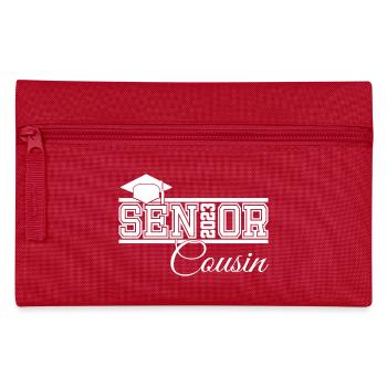 Senior 2023 Cousin Fier Cousin de Diplômé - Trousse - rouge - Devant