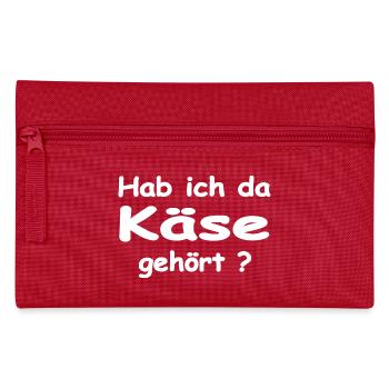 Käse - Federtasche - Rot - Vorne