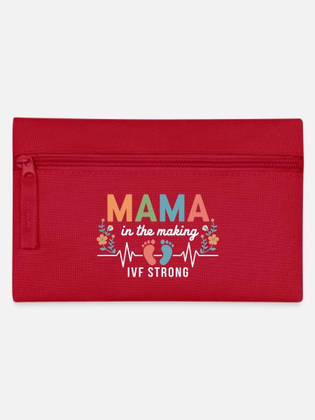 Hoffnung und Stärke auf der IVF-Reise - Federtasche - Rot