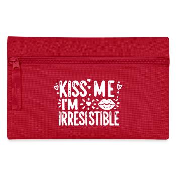 Embrasse-moi, je suis irrésistible - Trousse - rouge - Devant