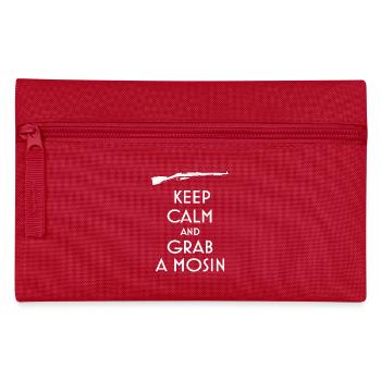Keep Calm and Grab a T-Shirt Mosin Preppers - Trousse - rouge - Devant