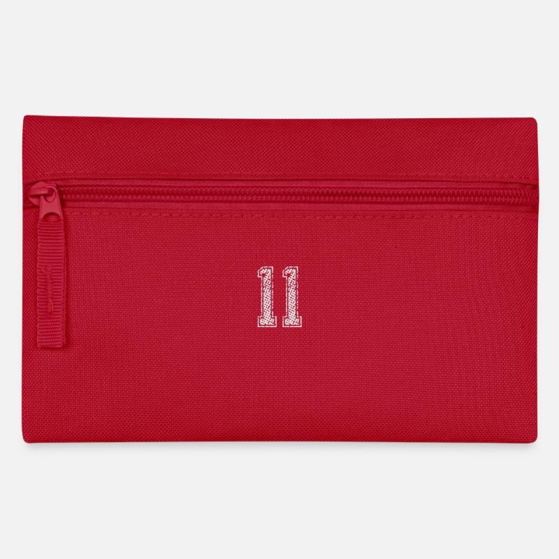 Numéro 11 Numéro Unicité Elf cadeau - Trousse - rouge