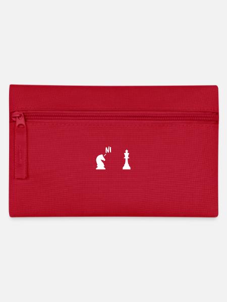 Ritter, die Ni Chess Gamer Geschenk sagen - Federtasche - Rot