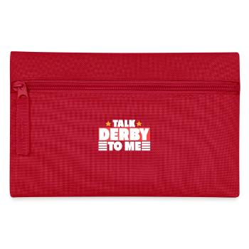 TALK DERBY - Federtasche - Rot - Vorne