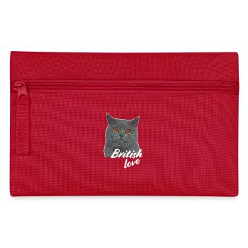 BKH British Shorthair British Shorthair Cat - Pencil Case - red - Front