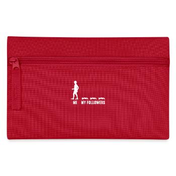 Me and my followers men squirrels - Pencil Case - red - Front
