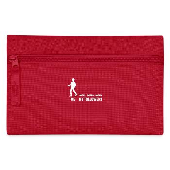 Me and my followers men squirrels - Pencil Case - red - Front