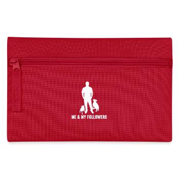 Moi et mes adeptes Chien Chien Chien Chiens - Trousse - rouge - Devant