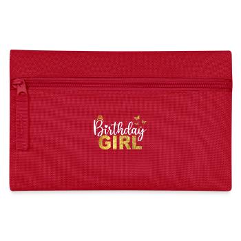 Geburtstagskind Coole Geburtstagsparty für Kinder Mädchen - Federtasche - Rot - Vorne