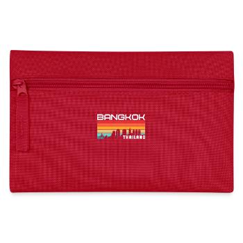 Vintage Thaïlande Vacances Asie Coucher de soleil Bangkok - Trousse - rouge - Devant