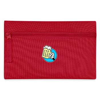 Alkohol und Bier Prost - Federtasche - Rot - Vorne