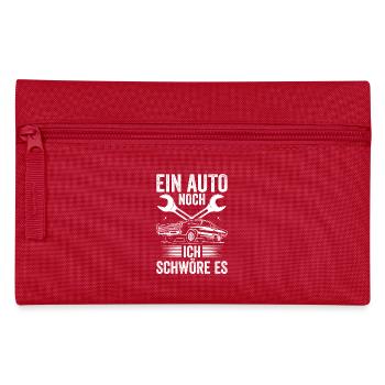 Ein Auto noch ich schwöre es 01 - Federtasche - Rot - Vorne