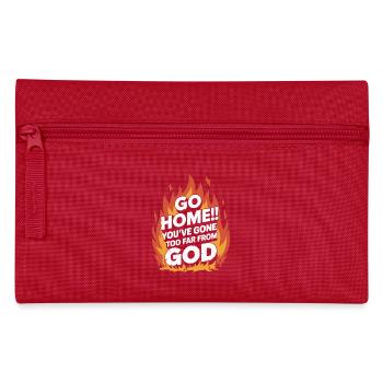 GEH NACH HAUSE - Federtasche - Rot - Vorne