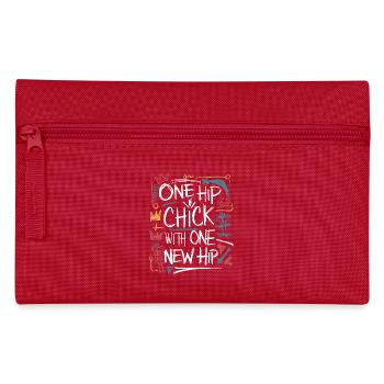 Cool and strong with a new hip - Pencil Case - red - Front