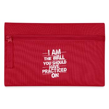 Perfektes Statement für Hockey-Goalies - Federtasche - Rot - Vorne