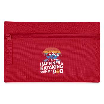 Perfect for kayak fans with dogs - Pencil Case - red - Front