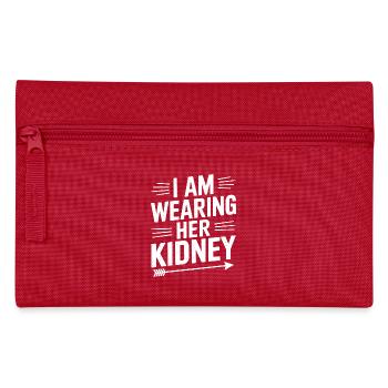 Saying for lifesavers and recipients - Pencil Case - red - Front